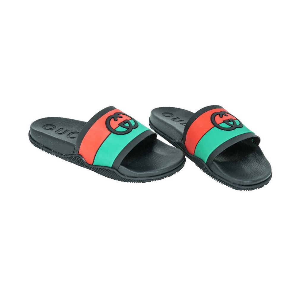 Gucci Men's Interlocking G Slide Sandals